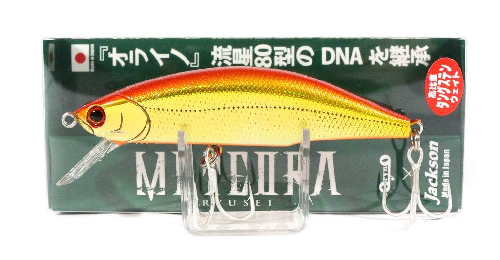 Jackson Meteora RYUSEI Minnow 80mm Red Gold Orange Belly LRG Lure 15.5g