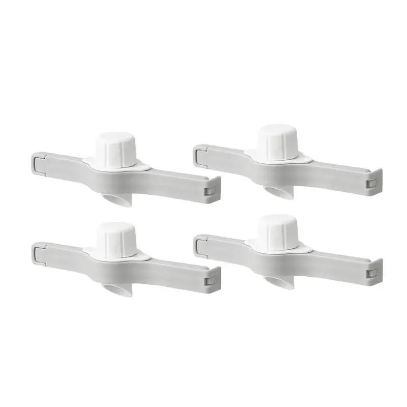 Screw Cap Sealing Clip Kitchen Seasoning Bag Milk Powder Salt Bag Sealing Clip Reuseable Snack Food Dispenser Nozzle with Lid