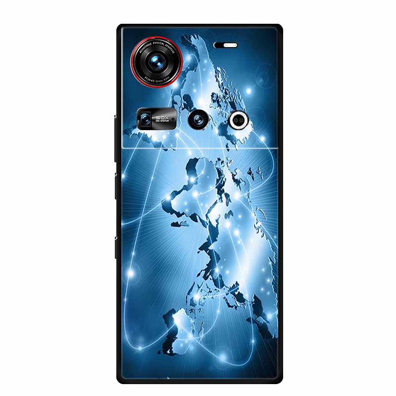 Чехол для ZTE nubia Z70 Ultra 5G Z70Ultra 6,85" Черный Силиконовый Мягкий Чехол для Телефона Для ZTE Nubia Z70 Ultra Задняя Крышка Чехол Z 70 Ultra