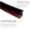 T-Style Fender Flares Edge Trim Rubber Gasket Seal Strip 9m/29FT For Truck Wheel