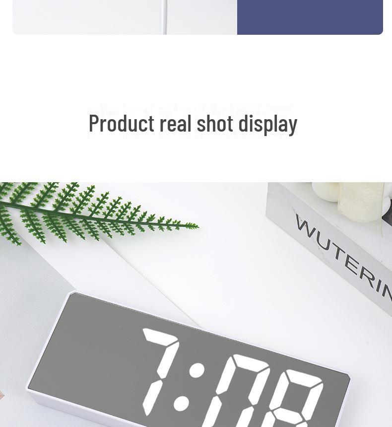 Цифровой будильник с голосовым управлением для детей и настенный, специально разработанный для студентов