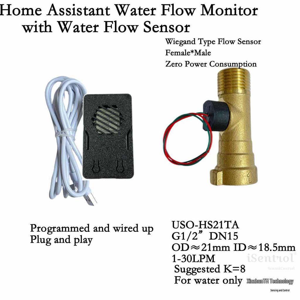 ESP32 WiFi Kit: Real-Time & Total Water Flow Meter for Home Assistant