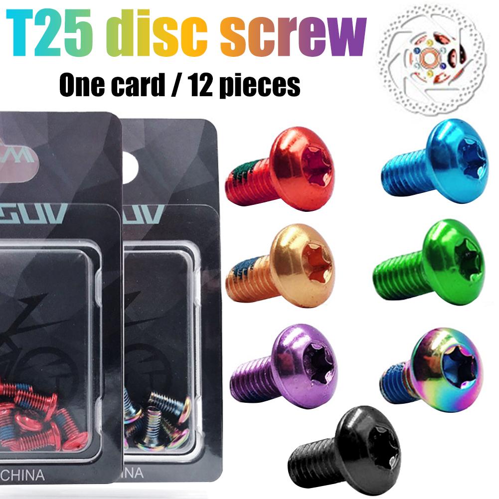 OZ 12 шт. M5x10 мм ротор дискового тормоза горного велосипеда болты Torx T25 крепежный стальной сплав