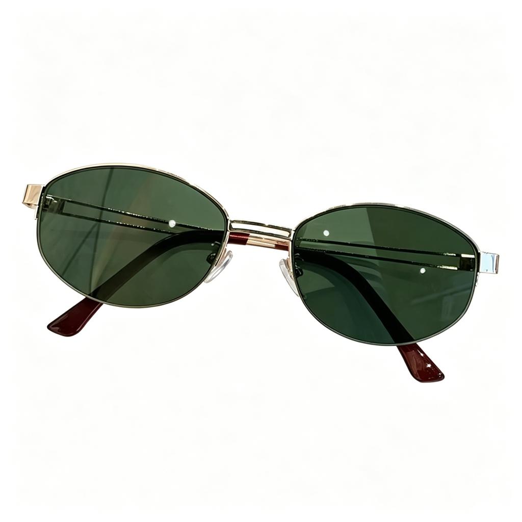 Xiaomi Glasses for Woman, Man Sunglasses – Oval Metal Frame UV400 Sunglasses, Fashionable Outdoor Sun Glasses