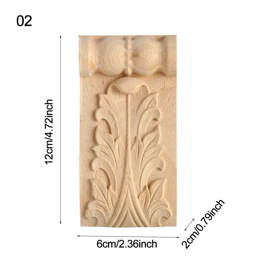 Style Decoration Crafts Vintage Wood Carved Cabinet Seat Feets Furniture Foot Legs Home Decor