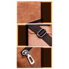 Business Casual Vertical Crossbody Bag PU Soft Leather Handbag Briefcase Shoulder Bag for Men