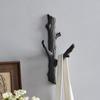 1/2Pcs Creative Wall Mounted Coat Hook Rack Rustic Tree Branch Decoration Sturdy Durable Vintage Iron Hooks for Hats and Coats