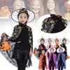 For Boys Girls Scary Costumes Halloween Cloak Sets Performance Clothes Children Cosplay Costumes