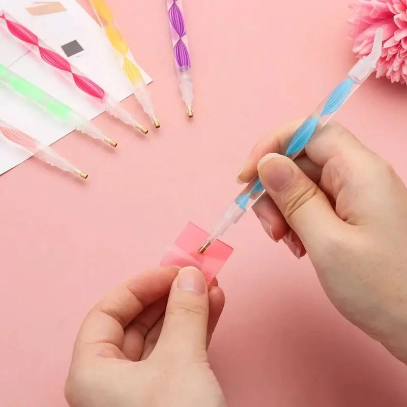 5D Алмазная ручка для рисования Спиральный цветок Ручки для сверления смолой Алмазная ручка для рисования DIY Поделки Вышивка крестом Аксессуары для рисования