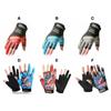 New Ice Silk Fishing Gloves Breathable Neoprene Cloth Three Finger Cut Gloves Anti-Slip Sunscreen 3 Finger Glove Fish Equipment