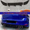 upgrade ABS Rear Diffuser For Volkswagen VW MK7 Golf R R-Line 2013-2016 Black Rear Bumper Spoilers Protector Guard Lip Body Kits