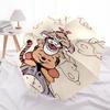 Winnie and friends Themed Travel Umbrella-8 Ribs Automatic Opening and Closing, Portable Folding Design, Compact and Stylish Umbrella Suitab