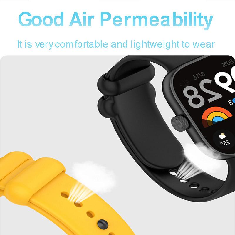 Силиконовый ремешок для Redmi Watch 4, ремешок с мягким защитным чехлом, сменный ремешок для часов, аксессуары Redmi Watch 4, спортивный браслет