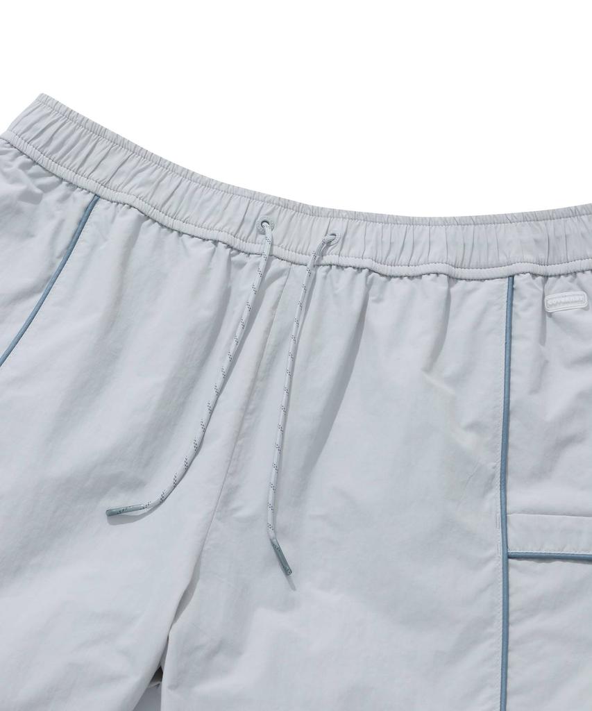 COVERNAT WOMAN Piping Pocket Setup Shorts Light Gray