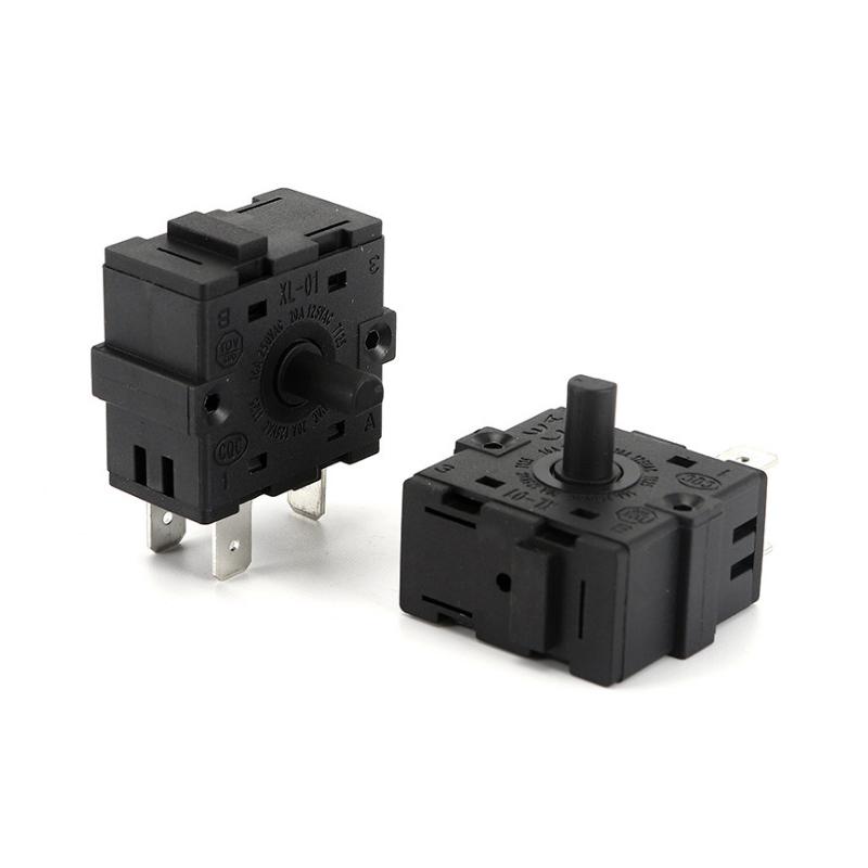 Electric Room Heater Gear Position Switch Accessories 3 Pin 5Pin Rotary Switch Selector Ac 250V 16A
