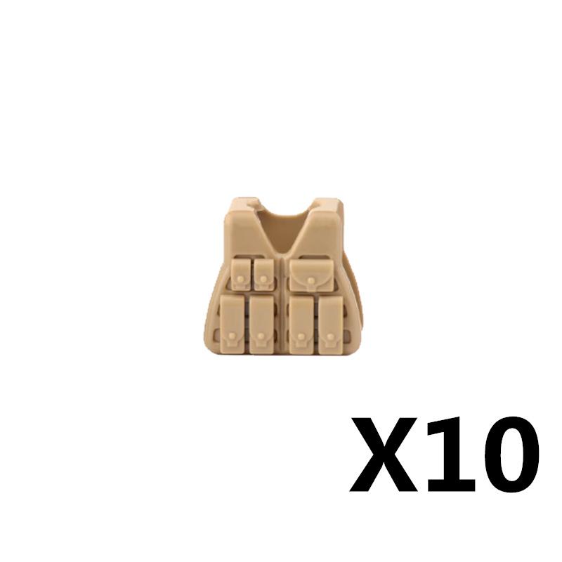 MOC Военная Фигурка Аксессуары Строительные Блоки Альфа Шлем SWAT Жилет Рюкзак Наколенники Оборудование Ночного Видения Кубики Игрушка K017