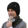 Fleece Winter Hat Knitted Soft Men's Beanie Warm Cap Outdoor Winter Ski Hat