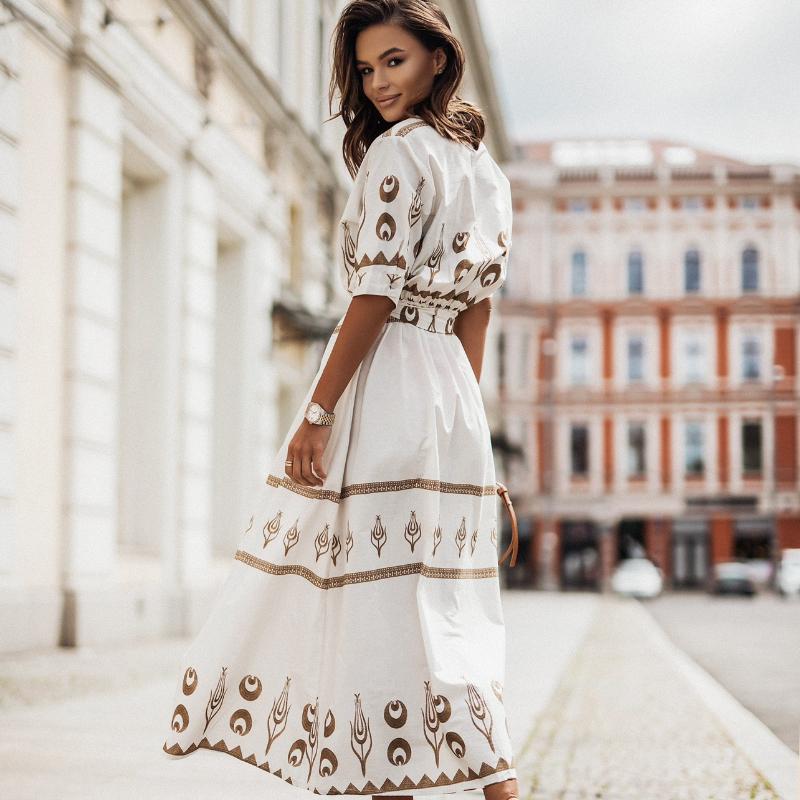 RUGOD Летняя новинка, однобортное льняное платье-рубашка с короткими рукавами и воротником-стойкой на талии, женское летнее платье средней длины