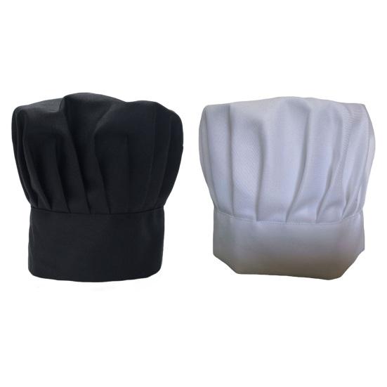 Кухня, Кейтеринг, работа, шляпа шеф-повара для мужчин и женщин, однотонная белая шляпа шеф-повара, против выпадения волос, костюм для выпечки и приготовления пищи, шляпа