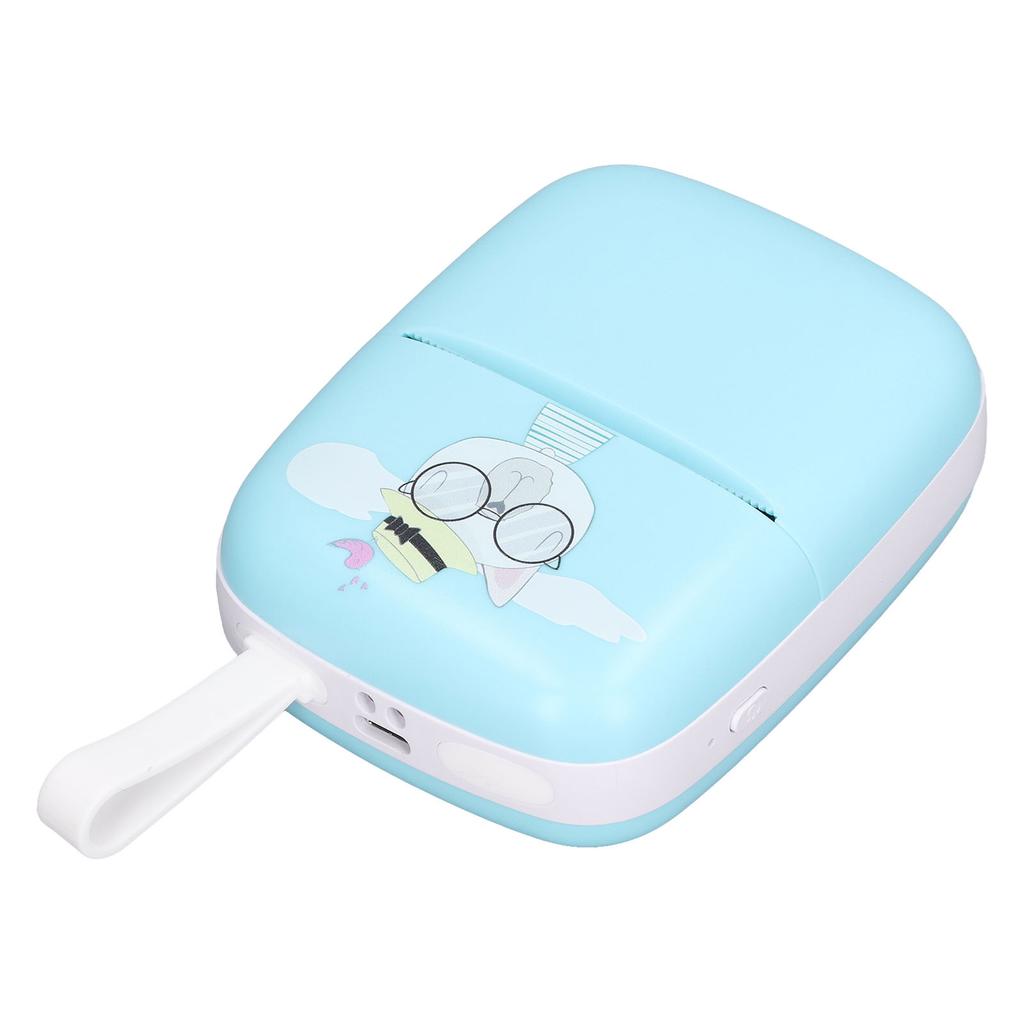 Thermal Printer Bluetooth Inkless Printer 200dpi Rechargeable Printer Machine for Home Kids