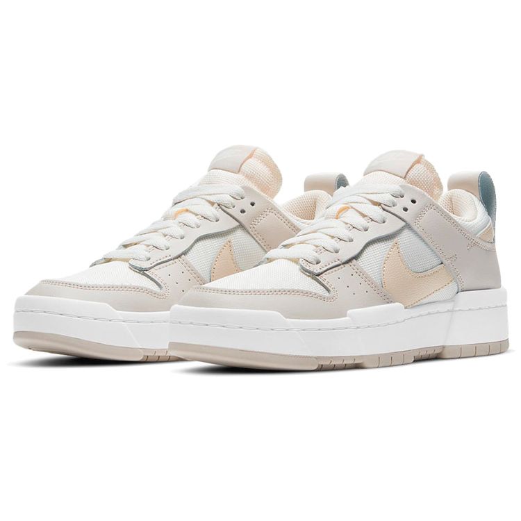 Nike Женские кроссовки Dunk Low Disrupt Sail Cream Pearl-White Desert-Sand CK6654-103