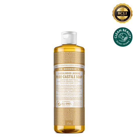 Dr. Bronner's Чистое кастильское мыло 475 мл 10 видов, выберите 1