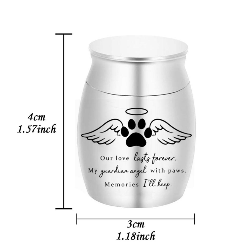 Waterproof Mini Pet Ashes Box Dustproof Pet Cremation Urn  for Cats Birds Hamster Dogs