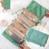 4-in-1 Portable Cosmetic Bag Travel Foldable Compact Toiletry Bag Kit Four Detachable Compartments Makeup Pouch Organizer
