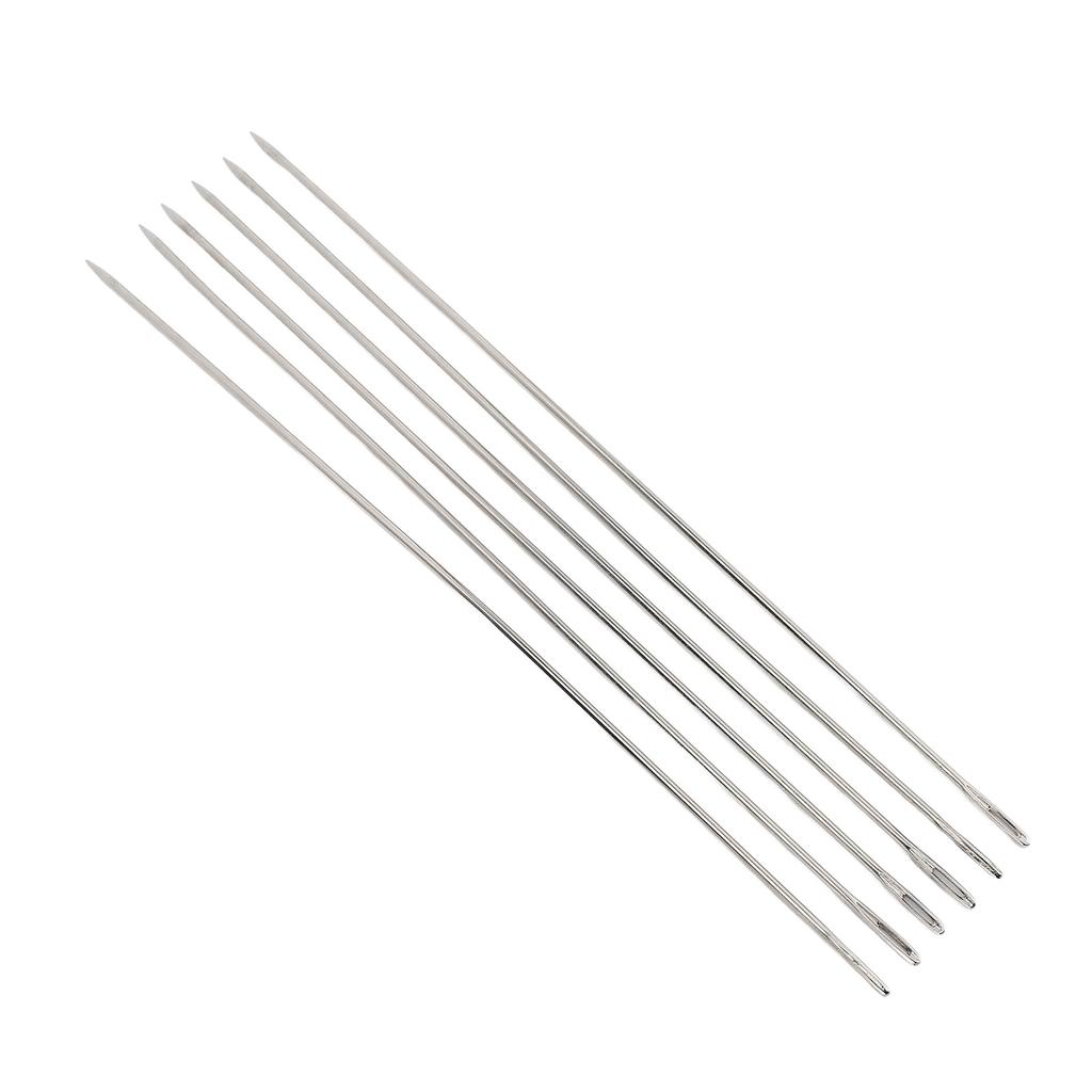 12Pcs Large Eye Sewing Needles Yarn Twine Knitting Art Crafts Steel Embroidery Thread Needle Kit