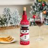 Cute Wine Bottle Gift Bag Handmade Christmas Day Dust Cover Knit Wine Bottle Cover  Restaurant