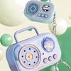 Can Record Musical Voice-Changing Recorder Keyring Recordable Cassette Recorder Retro Tape Recorder Keychain Cartoon Animals
