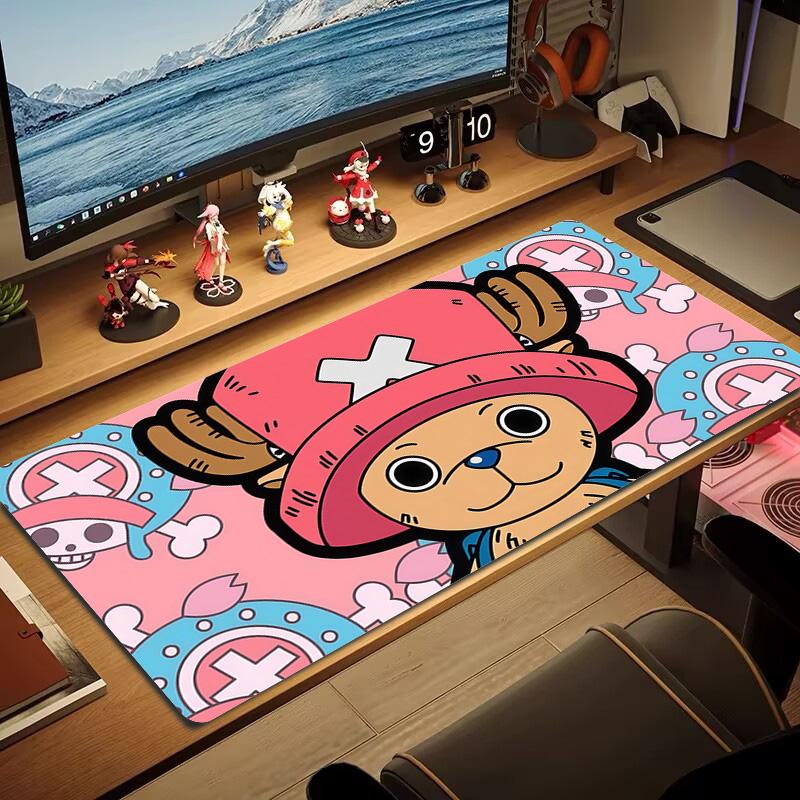 Tony Tony Chopper Print Cushion Non-slip Laptop Tablet Big Mousepad XXL Mat Mini PC Playmat With Lock edge