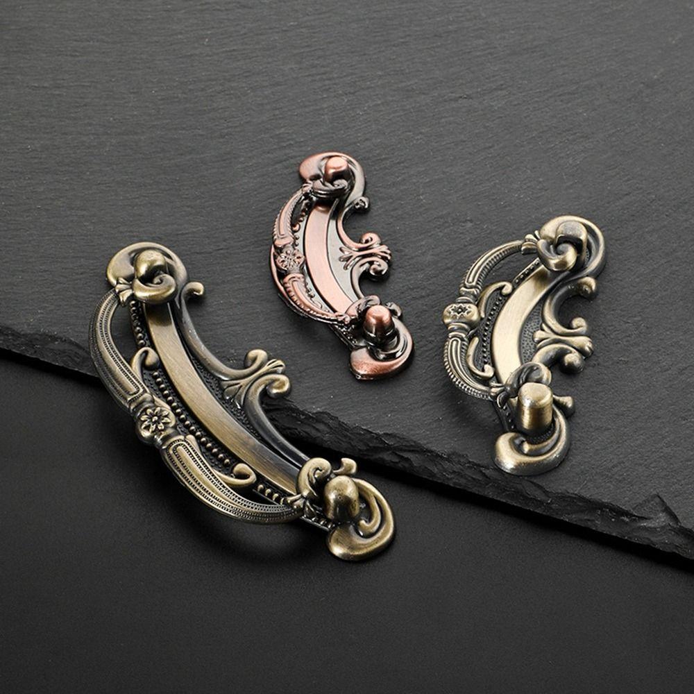 Винтажная ретро-резьба в полоску, мебельная ручка, ручка шкафа, ручка ящика для кухонного шкафа