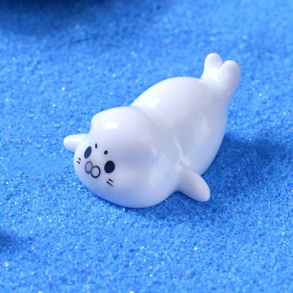 Декоративная фигурка морского льва Мини-аквариум Маленькие украшения Морские животные Украшения Аквариум