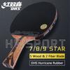 Original DHS 7 Star Table Tennis Racket Offensive 8 Star 9 Star Professional Ping Pong Racket ALC Carbon Paddle