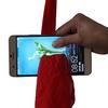 Magic Red Silk Thru Phone By Close-Up Street Magic Trick Show Prop Tool