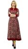 Women Ethnic Top Dress Designer Kurta Cotton Floral Anarkali Kurti