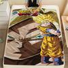 Фланелевое одеяло с принтом персонажей Dragon Ball, Высококачественное, Удобное для всех сезонов, Декор для дома, Тепло и уют, Идеально для рождественских подарков