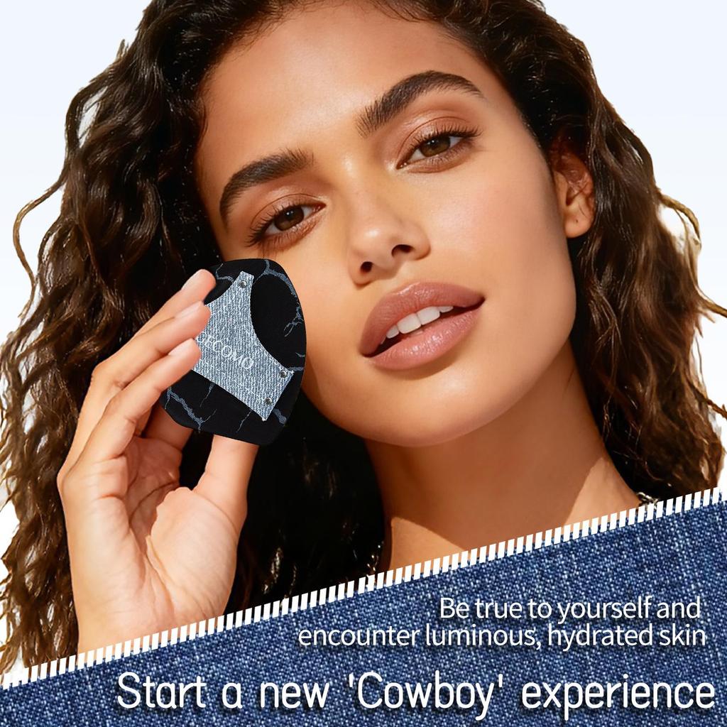 GECOMO Спонж для макияжа - Горячая новинка, хлопковый спонж для безупречного нанесения и растушевки