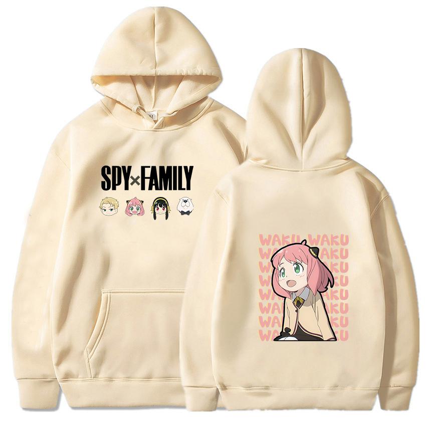Горячая аниме-шпионка x семья Аня Форджер с графическим принтом, с капюшоном для мужчин и женщин, распространенные толстовки с капюшоном, повседневная уличная одежда, толстовка унисекс в стиле Харадзюку