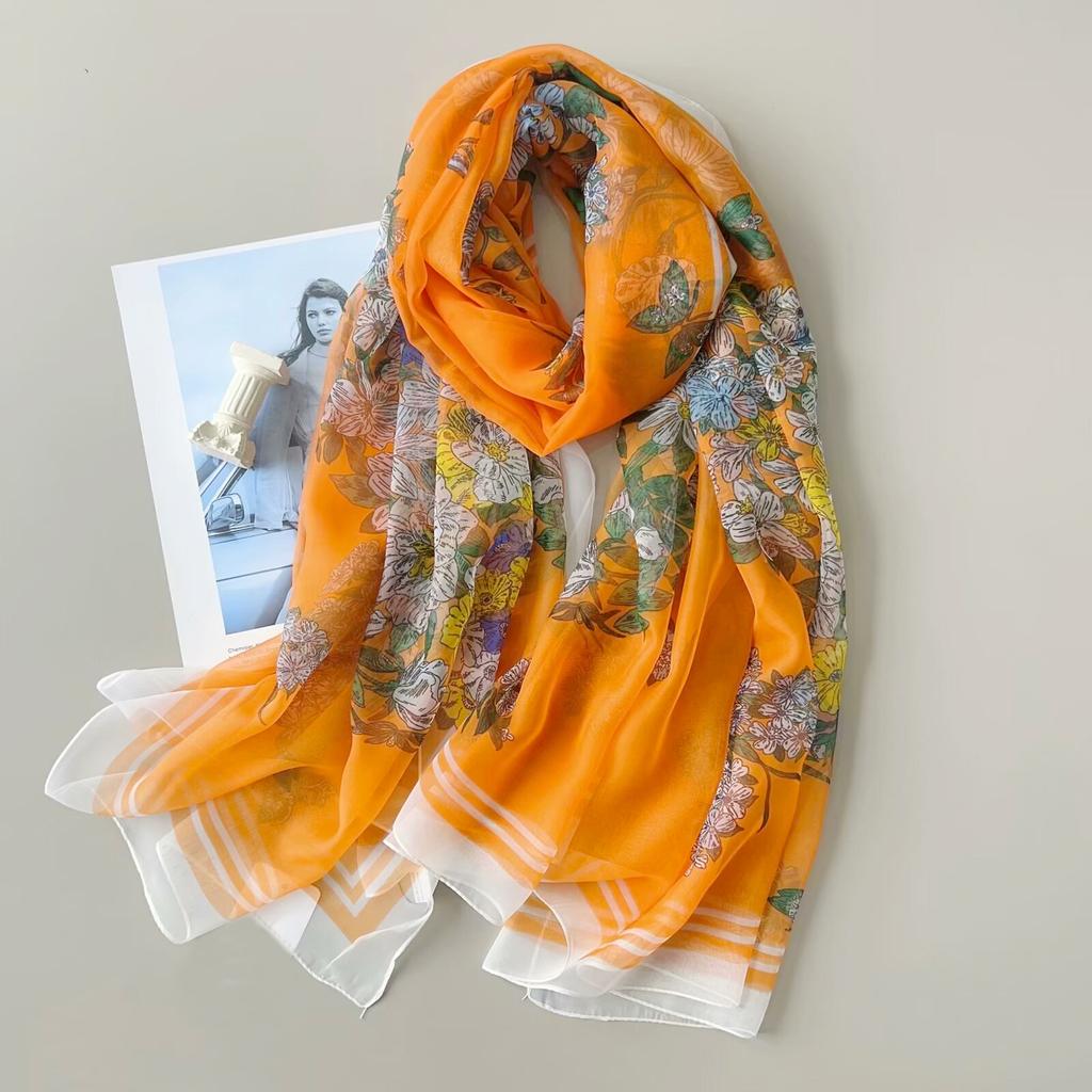 Шелковый шарф Модный дизайн Шейный Фуляр Женская Повязка на голову Роскошный Хиджаб Женский Теплый Пашмина Шарфы Эшарп Шаль Большая Накидка
