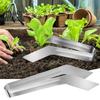 Stainless Steel Transplanting Tongs Seedlings Transplanting Tool Hand Gardening Tongs Transplanter Avoid Root Damage for Indoor Outdoor Plants