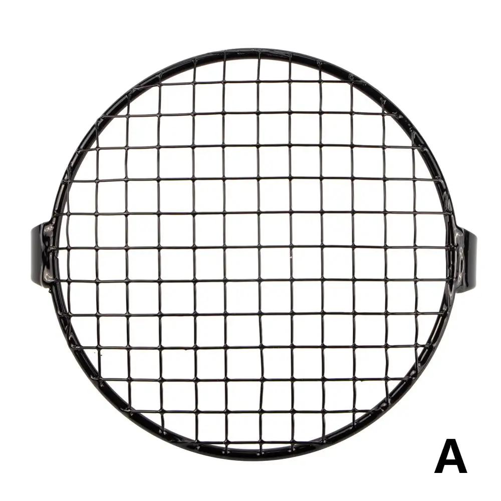 6,5-дюймовый мотоцикл универсальный винтажный протектор фары ретро гриль свет крышка лампы Chopper Cafe Racer Honda Bobber Yamaha