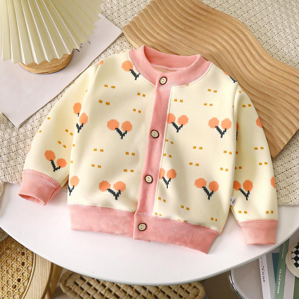 2025 New Knitted Jacket Boys and Girls Must-have Thick Warm Cardigan Autumn and Winter Girls Sweater Baby Boy Sweater