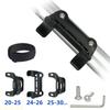 A1A2 Bicycle Pump Holder Pump Mount Double Mouth Air Cylinder Clamps Bicycle Pump Holder Bracket for 2.4-2.6cm Diameter Pumps