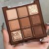 9 цветов матовые мерцающие тени для век Pallete блестящие тени для век водостойкие стойкие пигменты для глаз тени для век красота макияж косметический