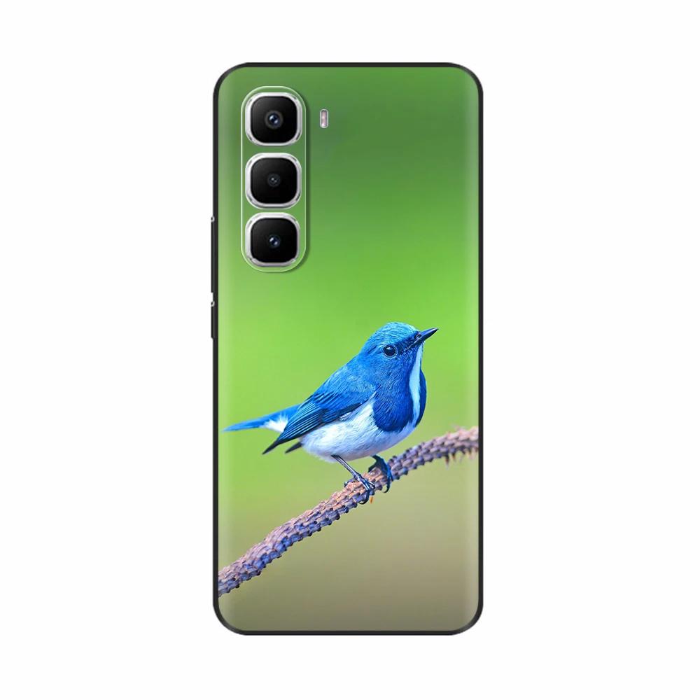 Чехол для Infinix Hot 60 Pro Plus Силиконовый Милый Кот Панда Модный Цветок Любовь Расписной Чехол для Телефона Для Infinix Hot 60 Pro Hot60 Pro