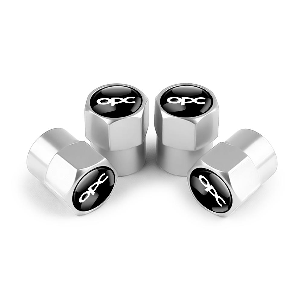 4Pcs Aluminium Alloy Car Styling Wheel Valve Caps Cover Auto Accessories For Opel Opc Astra K Vivaro Corsa Zafira Insignia Mokka  RX3