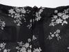 2025 Autumn/Winter European Women's Waist-Cinching Printed Long-Sleeve Dress