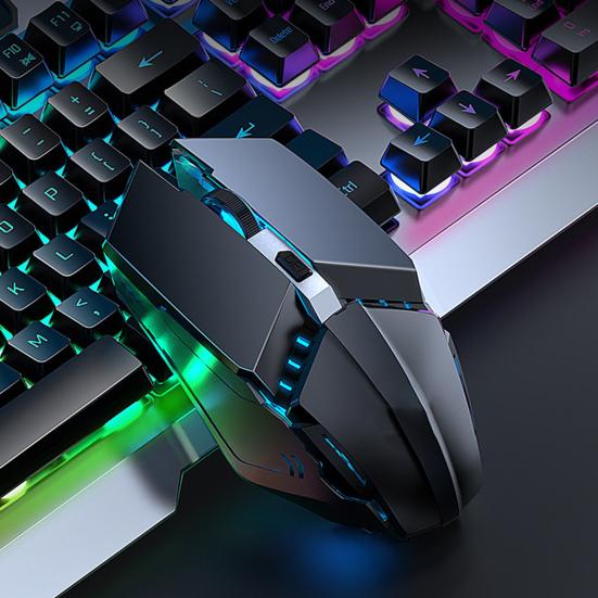 3 шт./компл. USB-проводная механическая клавиатура, мышь, наушники, 104 клавиши, домашний офис, компьютер, настольная игровая клавиатура с подсветкой, аксессуары для ПК